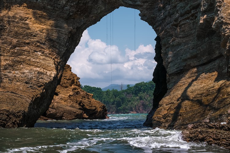 Marina Ballena National Park bij Uvita, Costa Rica